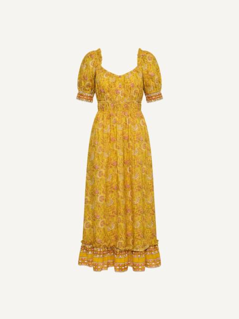 Cleobella MARCELLA ANKLE DRESS | WILDFLOWER CITRUS