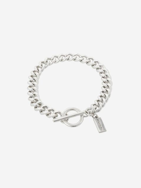 The Kooples WIDE SILVER CHAIN BRACELET