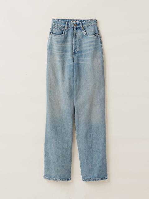 miu出品 Miu Miu straight-leg jeans | REVERSIBLE