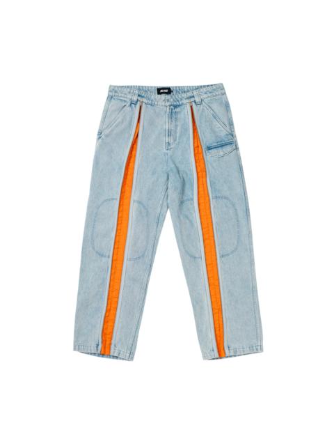 PALACE ZIPPED FLIGHT TROUSER STONE WASH