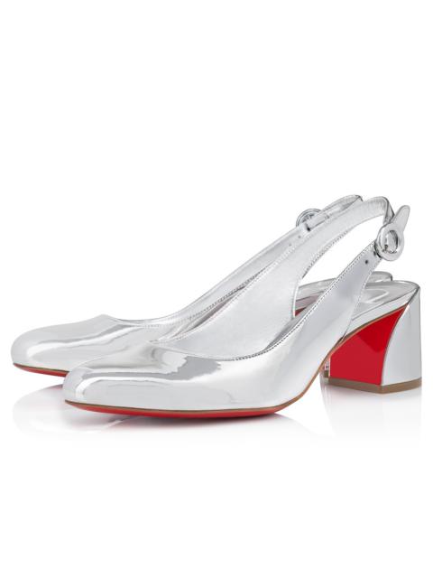 【Christian Louboutin】 So Jane Slingメタリックレザースリン Christian Louboutin So Jane Sling metallic leather slingback