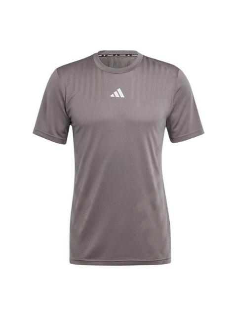 adidas HIIT Airchill Workout T-shirt Asia Sizing 'Grey' IS3735