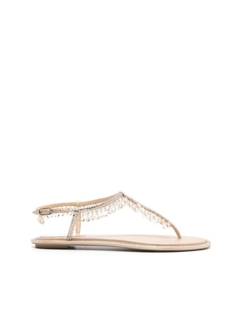 RENE CAOVILLA Chandelier leather sandals