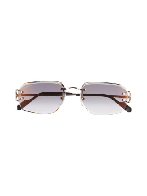 58mm Rectangular Sunglasses