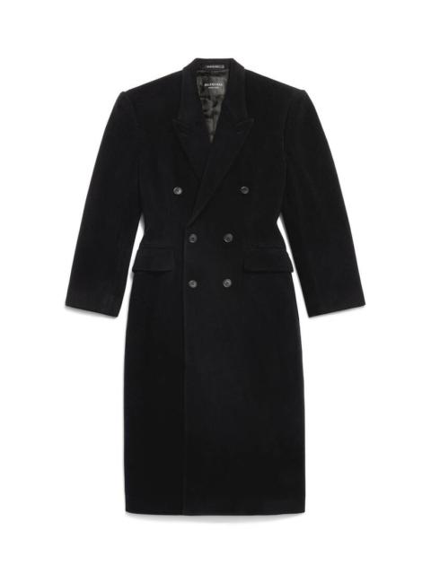 BALENCIAGA Women's Cinched Coat in Black