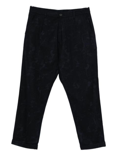 Universal Works floral-pattern trousers