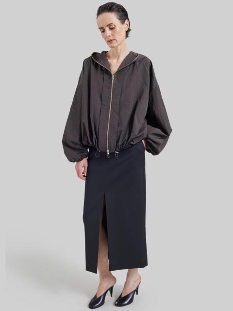 Sportmax Sportmax Ronchi Short Crinkled Raincoat - Dark Brown