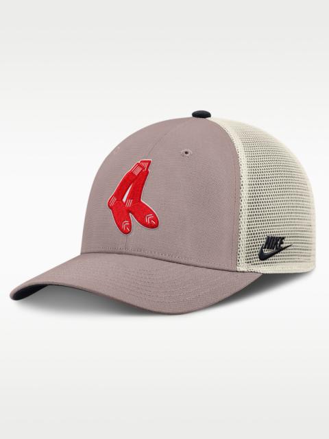 Nike Boston Red Sox Cooperstown Rise Men's Nike MLB Adjustable Trucker Hat