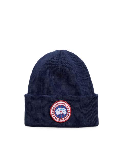 Canada Goose Arctic logo-patch beanie hat