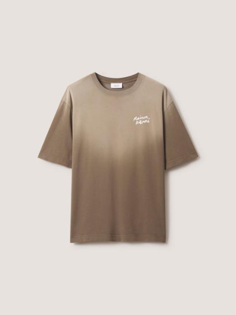 Maison Kitsuné MAISON KITSUNE HANDWRITING FADED OVERSIZE TEE-SHIRT