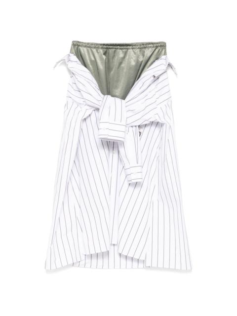Maison MIHARAYASUHIRO Petticoat Combined Shirt skirt