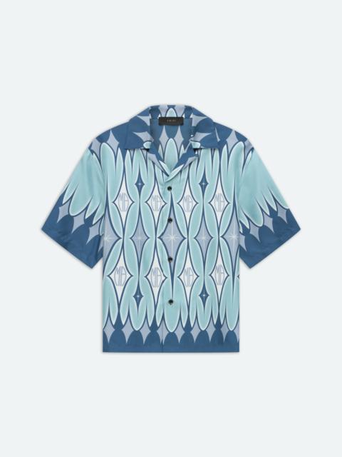 AMIRI ARYGLE PRINTED SHORT SLEEVE SHIRT