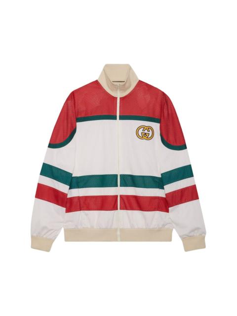 GUCCI GG logo-motif bomber jacket