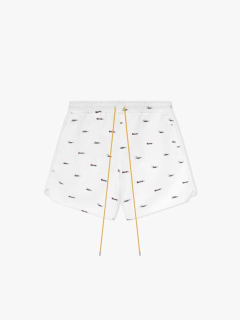 Rhude RHUDE CRUISE PATTERN DENIM SHORT