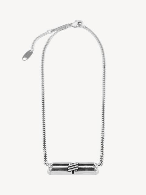 BALENCIAGA bb icon necklace