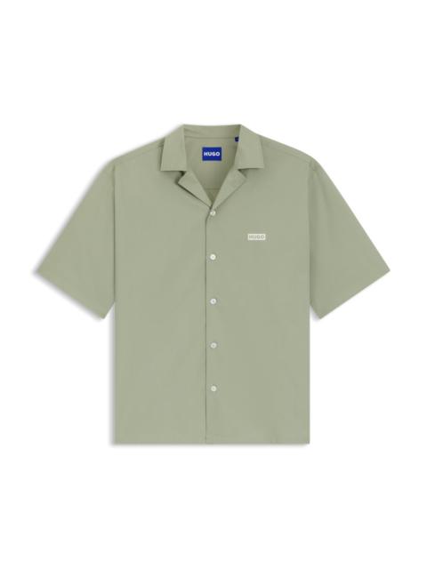 HUGO RELAXED-FIT SHIRT IN COTTON POPLIN