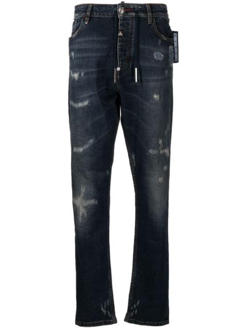 PHILIPP PLEIN low-rise slim-cut jeans