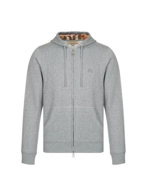 Burberry Burberry Classic hooded Long Sleeves Jacket Gray 40155601