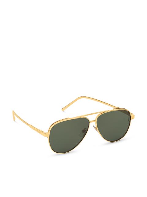 Louis Vuitton LV Rise Metal Pilot Sunglasses