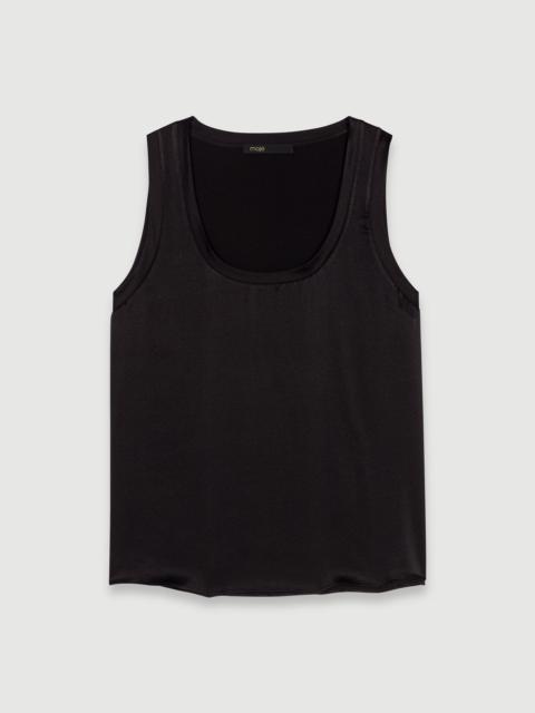 maje Silk tank top