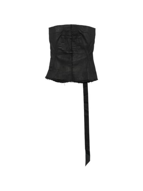 Rick Owens DRKSHDW frayed top