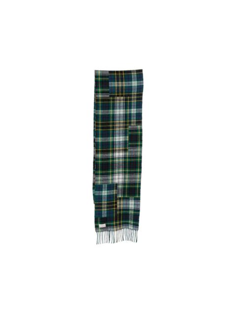 SEBAGO Tobias patchwork check-print scarf