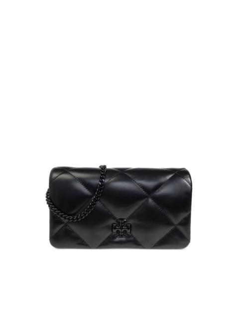 TORY BURCH quilted leather wallet