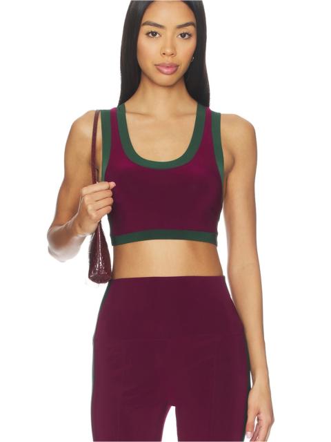 Side Stripe Racer Sports Bra