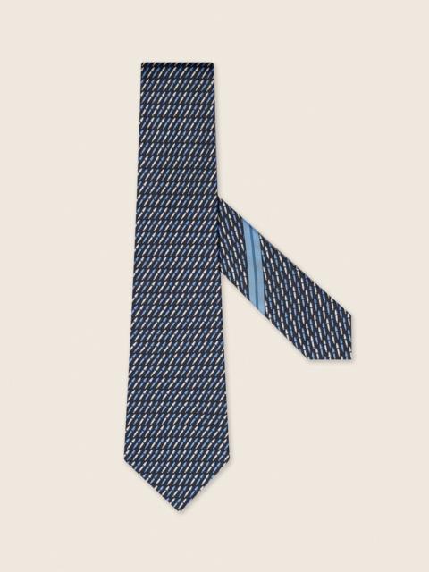 ZEGNA NAVY BLUE SILK TIE
