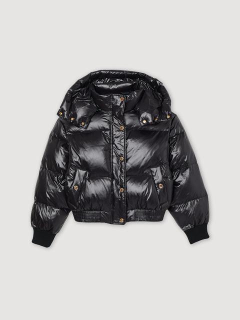 Sandro Short padded jacket with hood