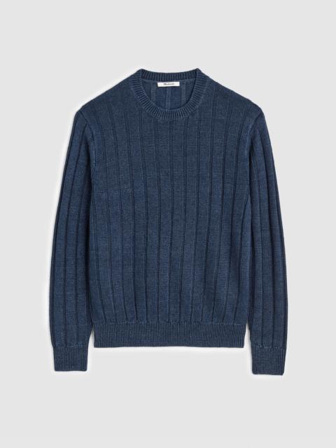 Madewell Crewneck Sweater in DuneRib Linen