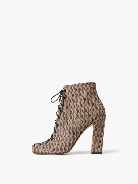 Victoria Beckham Reese Boots In House Monogram Jacquard