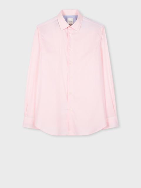 Paul Smith Tailored-Fit Pink Mini Check Easy Care Shirt