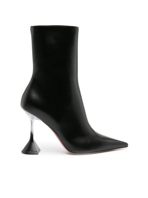 Giorgia Glass 95mm leather boots