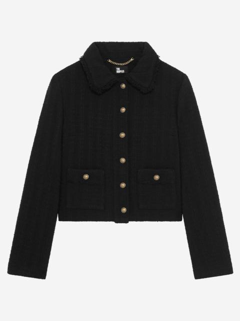 The Kooples BLACK TWEED JACKET