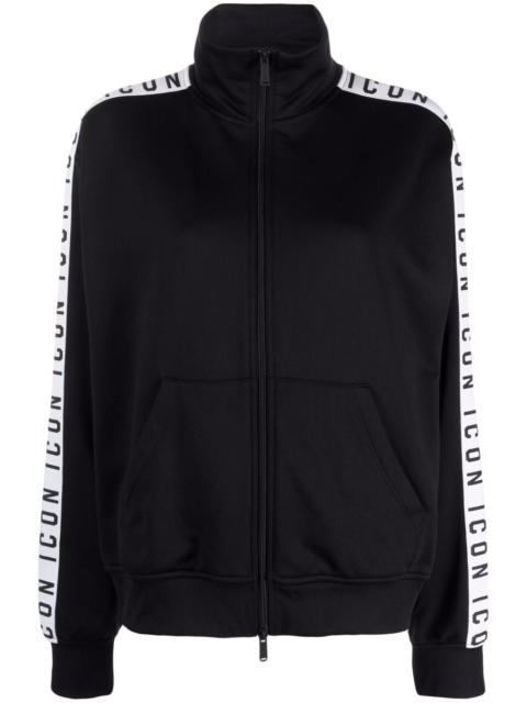 DSQUARED2 Icon funnel-neck zip-up jacket