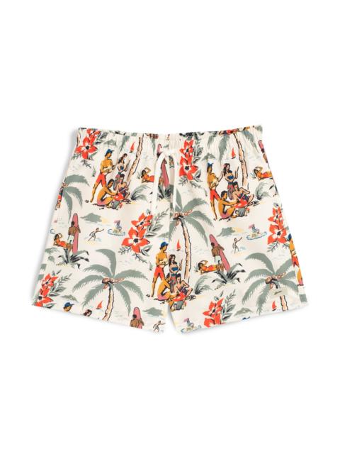 Bather Natural Trippin' Beach Swim Trunk
