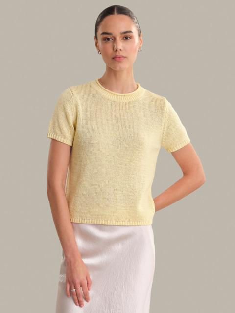 525 america Terri: Roll Edge Short Sleeve Sweater
