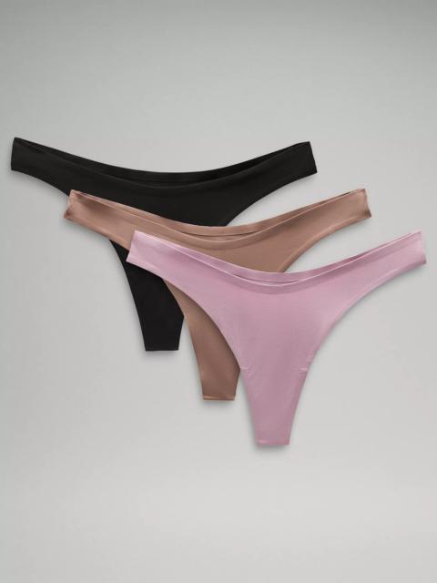 lululemon Wundermost Ultra-Soft Nulu Dipped-Waist Thong Underwear *3 Pack