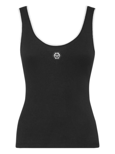PHILIPP PLEIN ribbed tank top