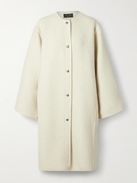 Loro Piana Silk, Wool, Cashmere And Linen-blend Coat