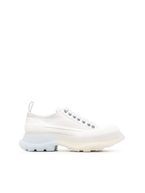 Alexander McQueen lace-up canvas shoes