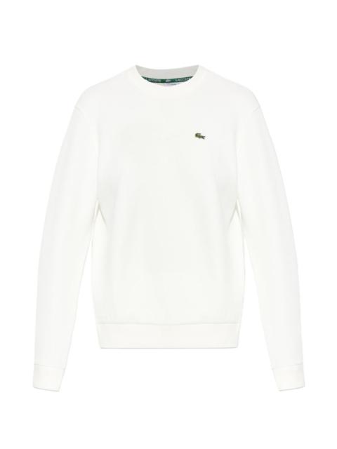 LACOSTE embroidered crew-neck sweatshirt