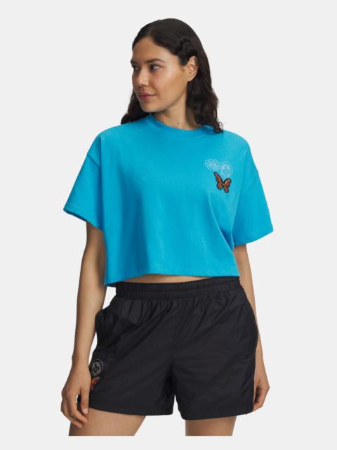 Under Armour UA Icon Boxy Crop Day Of The Dead Heavyweight