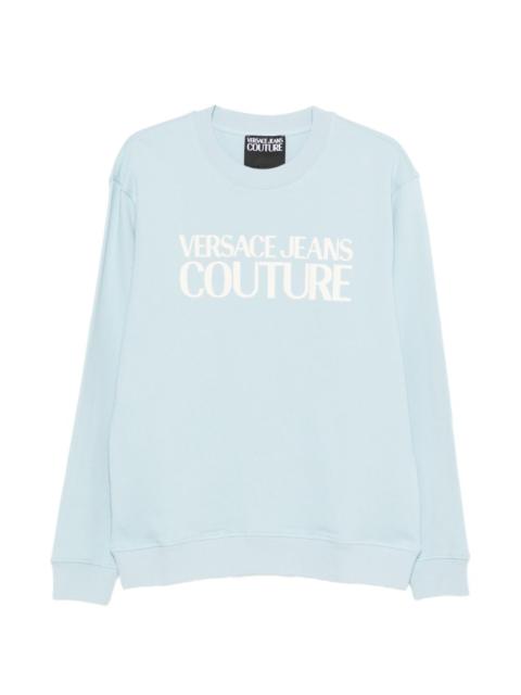 VERSACE JEANS COUTURE logo crew-neck sweatshirt