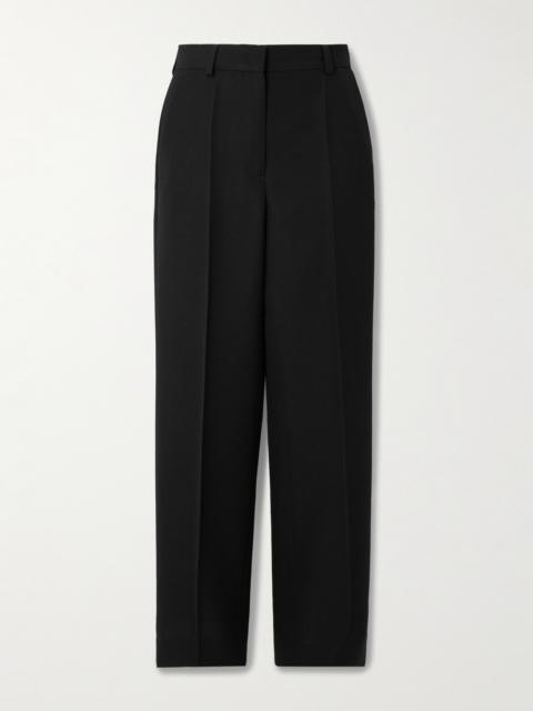 TOTEME Garderob Recycled Grain De Poudre Straight-leg Pants