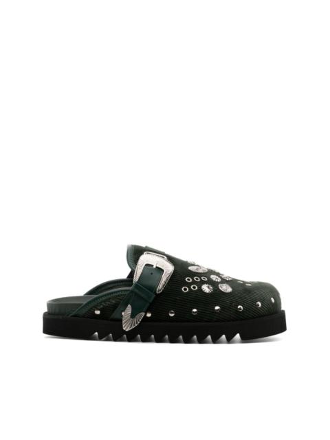 TOGA VIRILIS eyelet metal mules