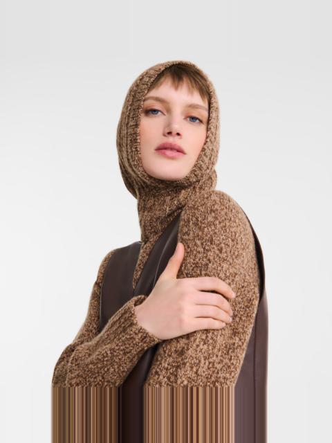 Longchamp Balaclava Chocolate - Knit