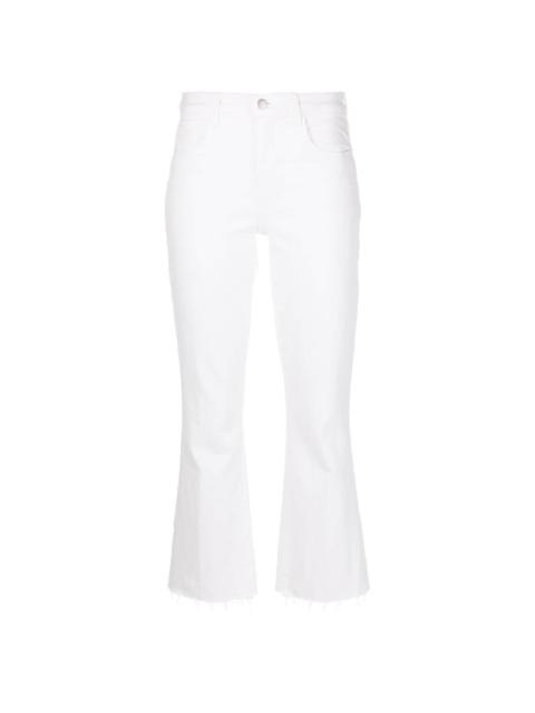 L'AGENCE high-waisted cropped jeans