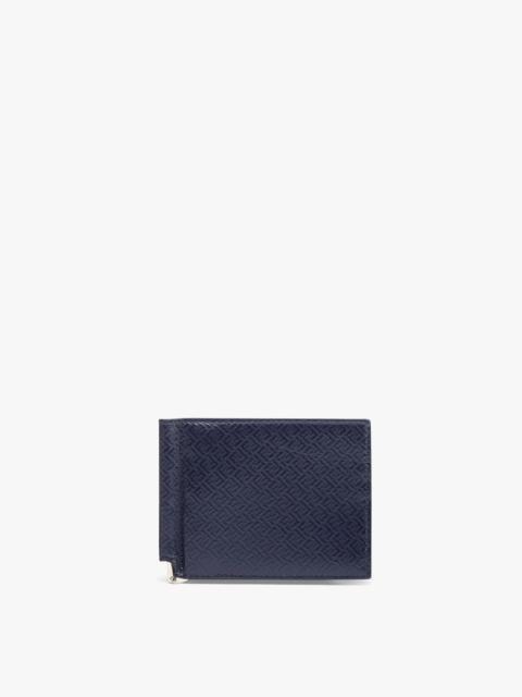 FENDI Blue leather money clip
